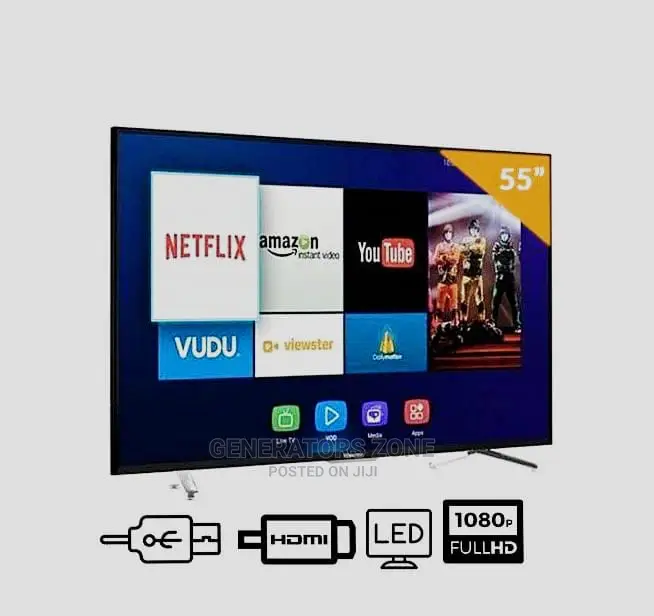 Hisense 55” Smart UHD TV + Youtube, Netflix