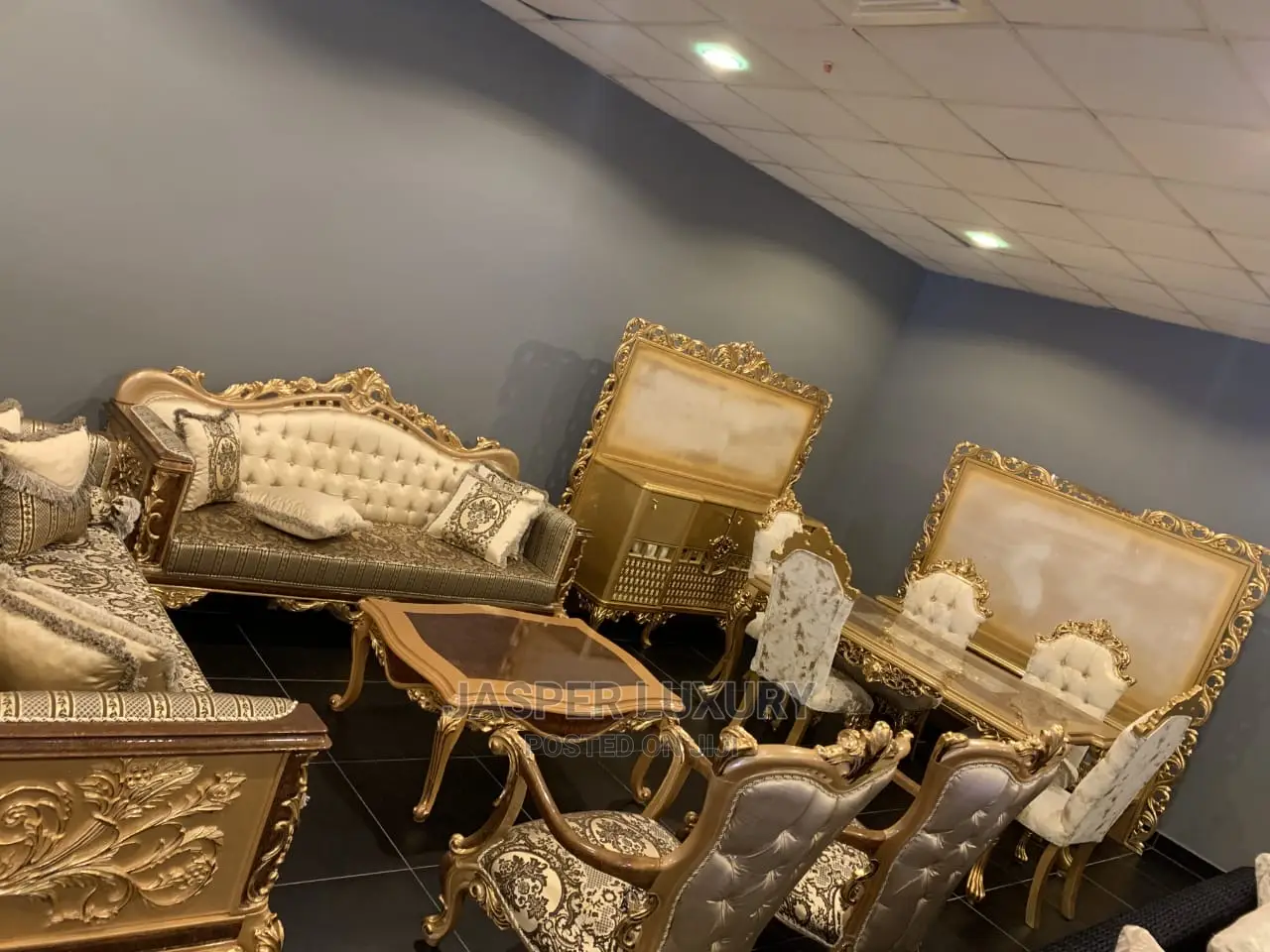 Complete Set of Royal Turkey  Sofa and Dining Set