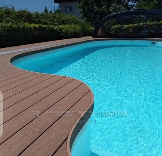 Brown Swimming Pool Deck