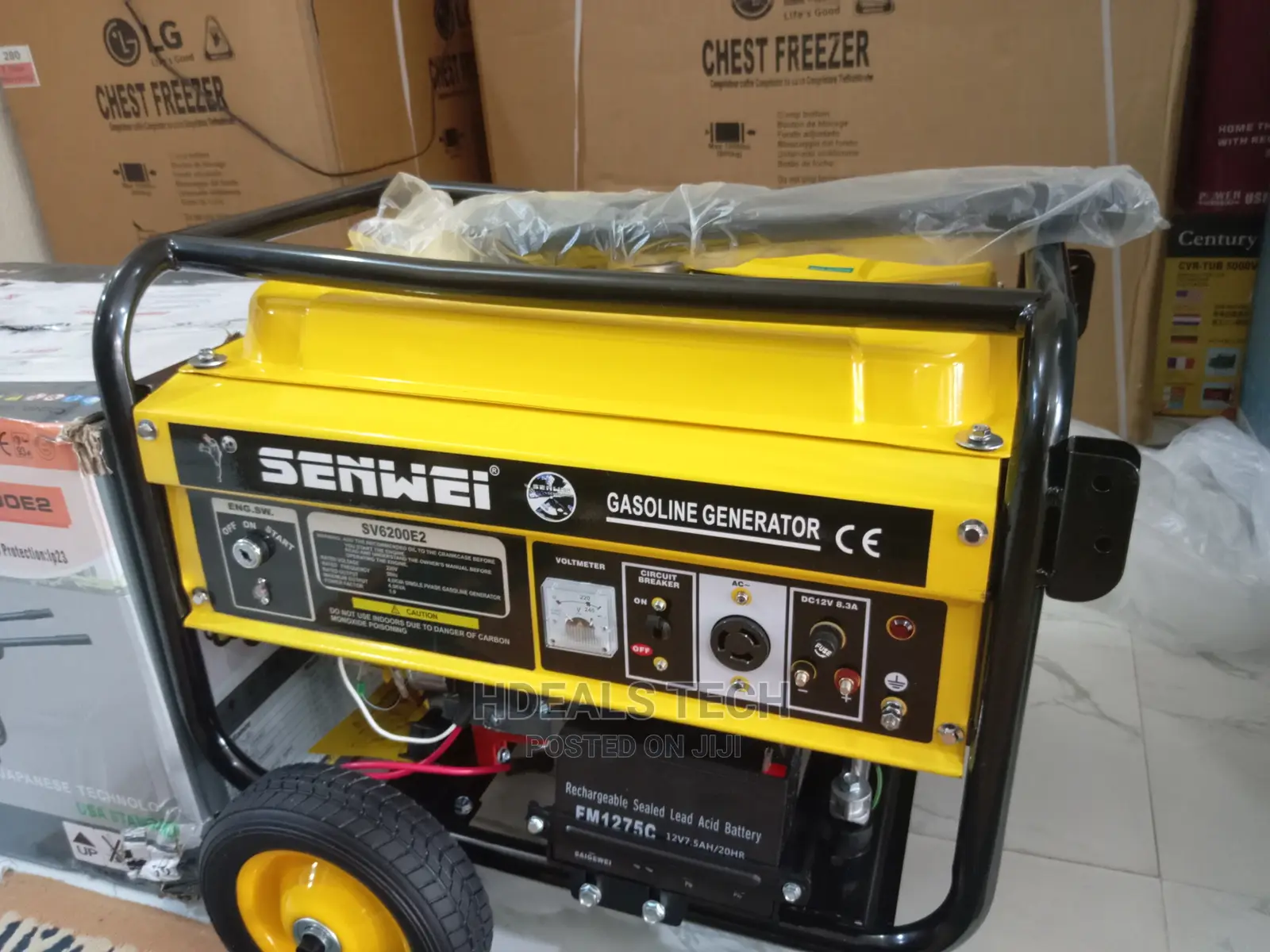 Senwei  4.5KVA SV6200E2 Key Starting Petrol Generator.