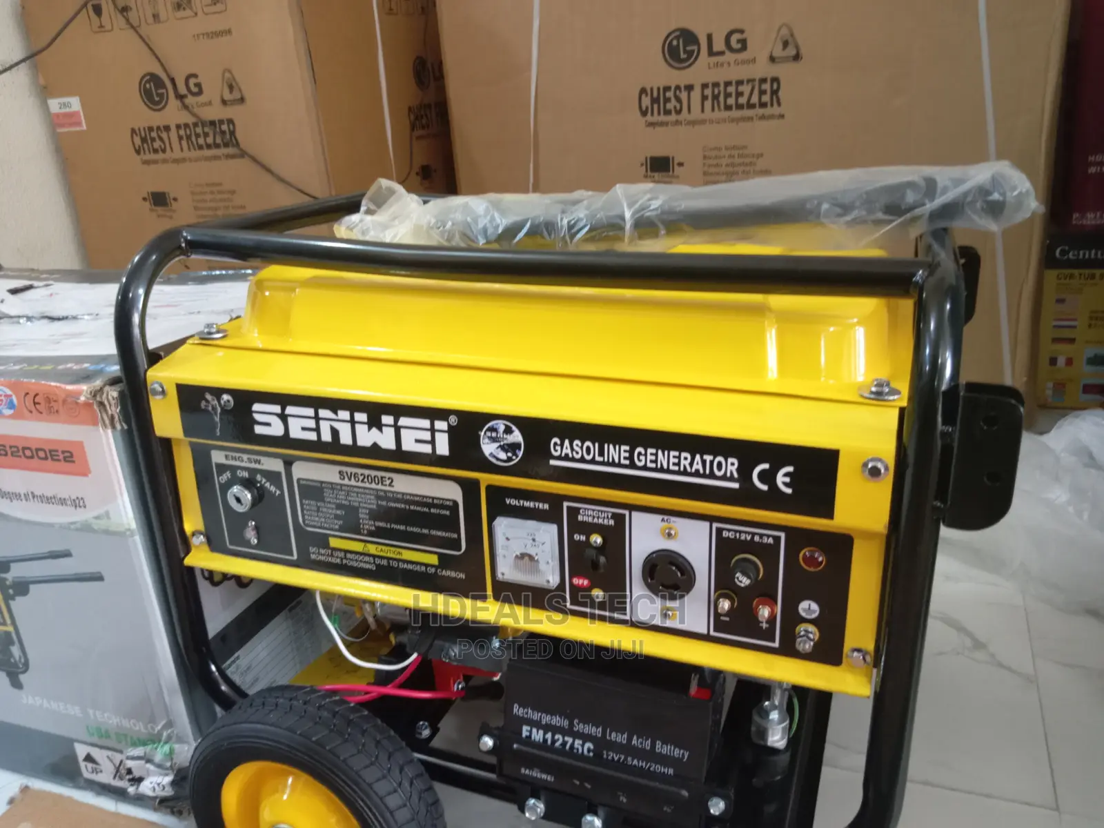 Senwei  4.5KVA SV6200E2 Key Starting Petrol Generator.