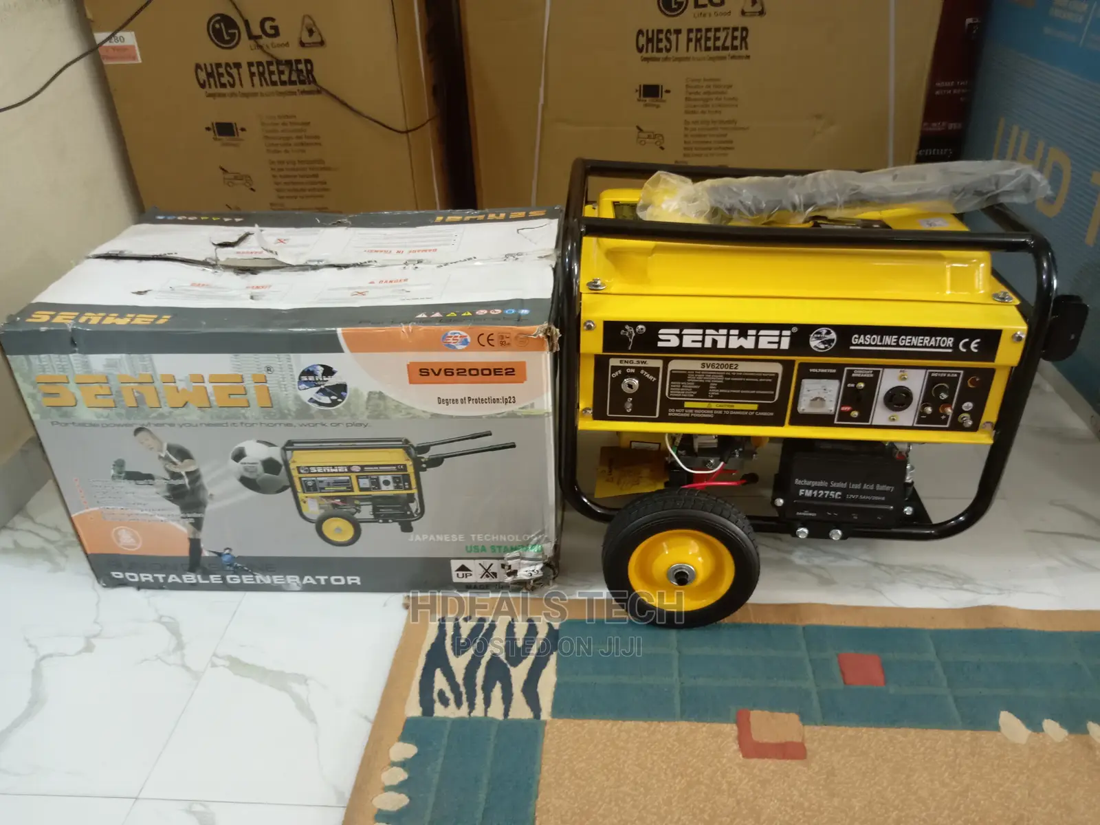 Latest Senwei 4.5KVA Key-Starter Generator, SV6200E2.