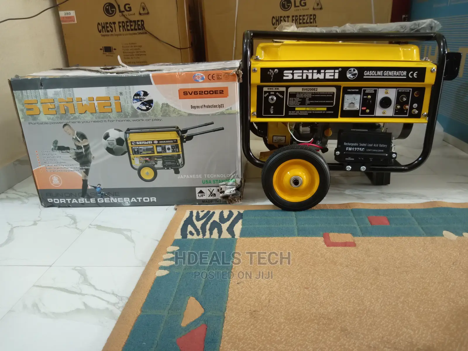 Senwei 4.5KVA Petrol Generator, SV6200E2.