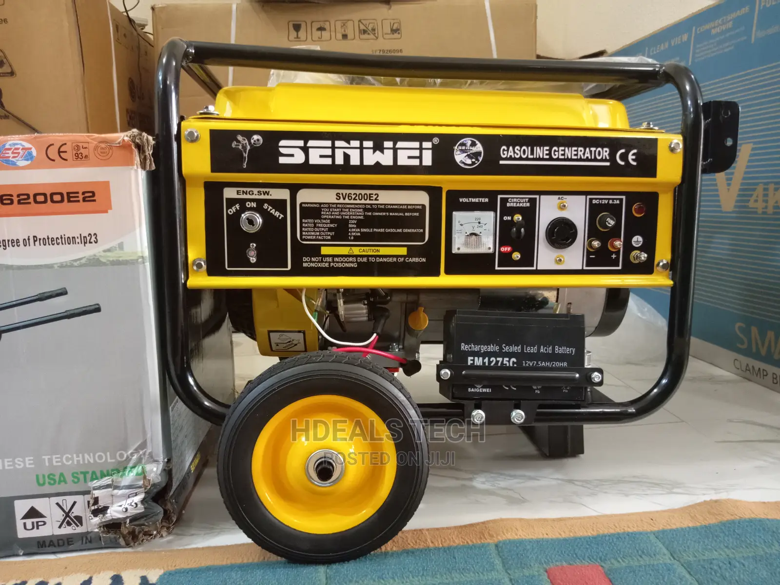 Senwei 4.5KVA SV6200E2 Petrol Generator.