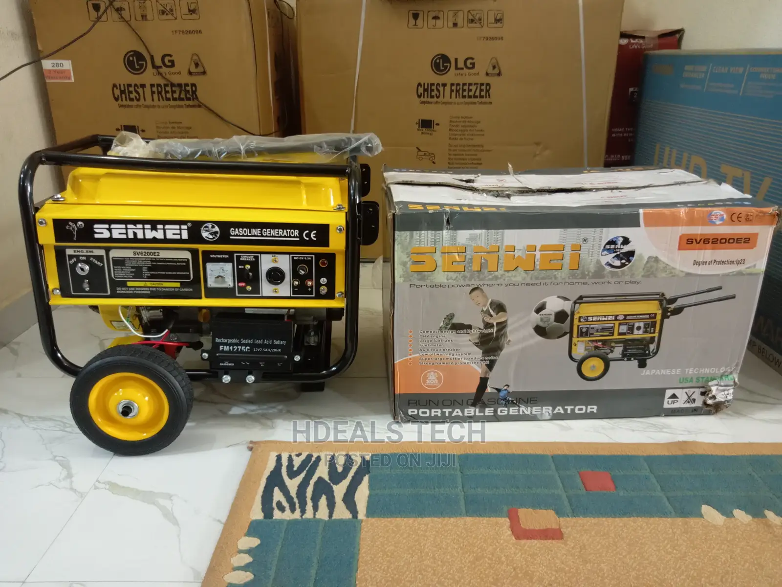 4.5KVA Senwei Petrol Generator, SV6200E2.