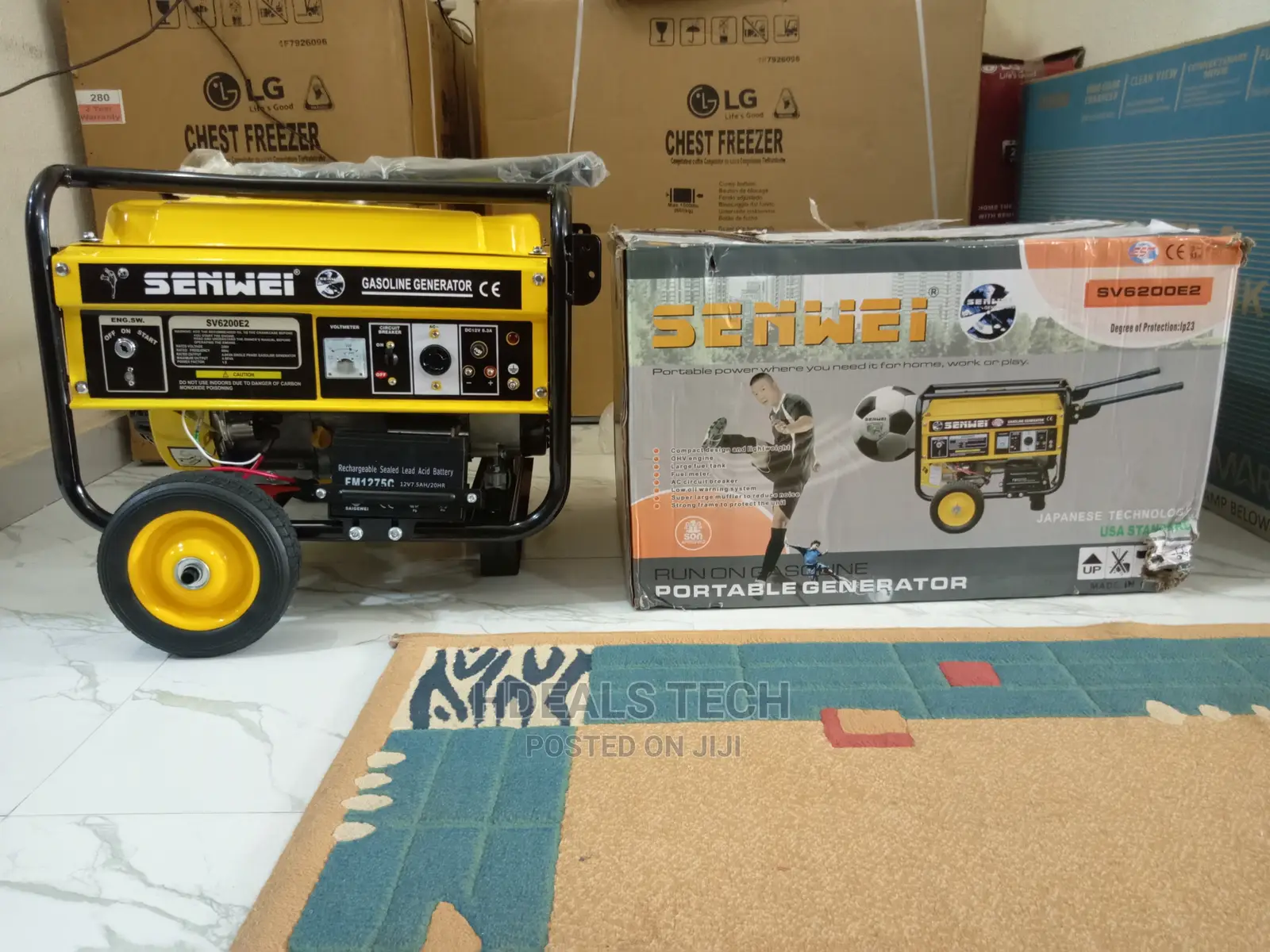 Quality Senwei 4.5KVA SV6200E2 Key Starting Petrol Generator