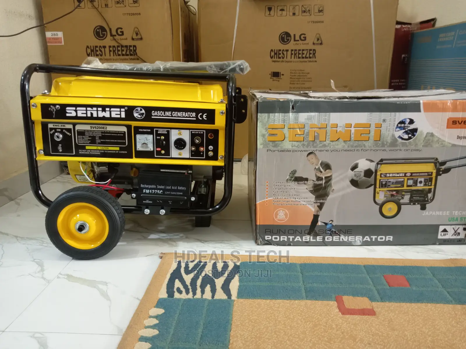 Quality Senwei 4.5KVA SV6200E2 Key Starting Petrol Generator