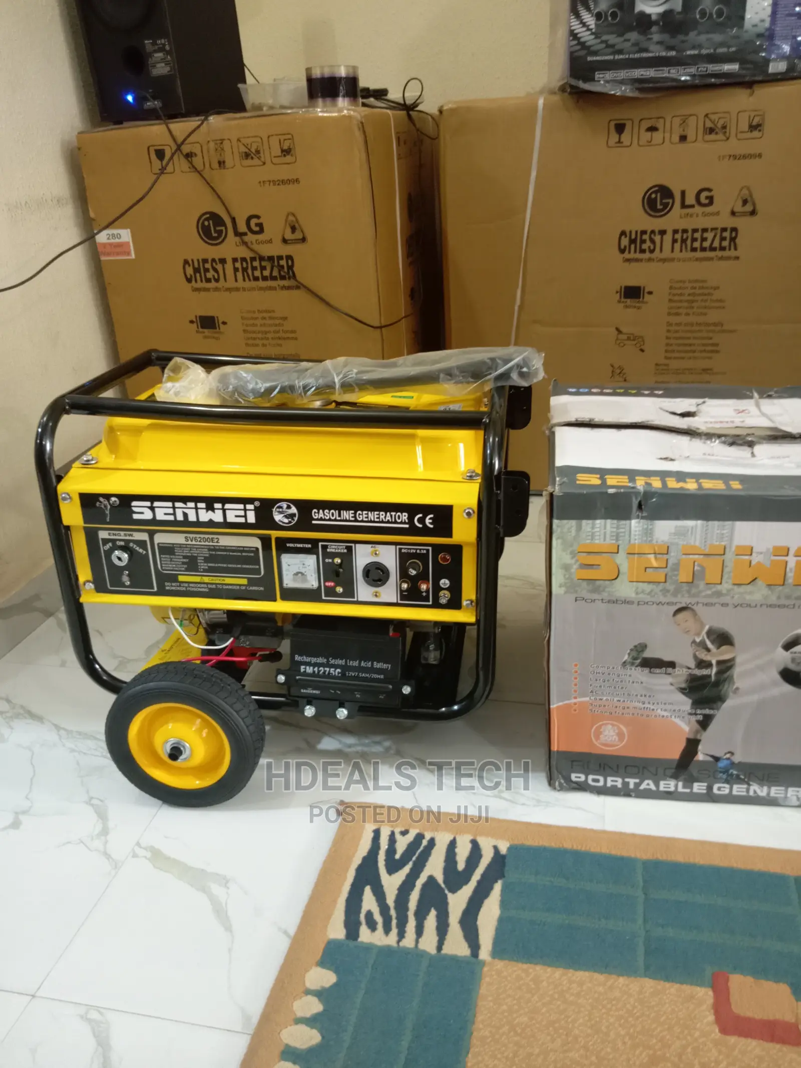 Brand New 4.5KVA Senwei Petrol Generator, SV6200E2.