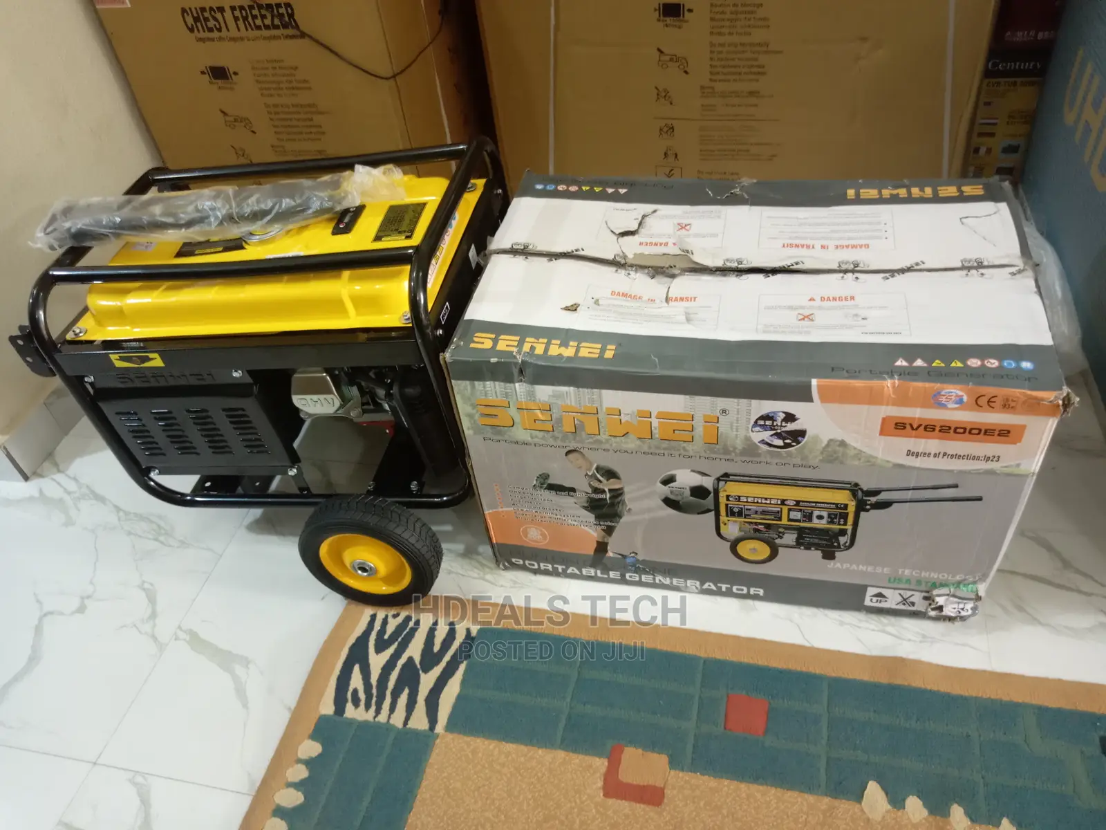 New Senwei Mobile Generator, 4.5KVA, SV6200E2.