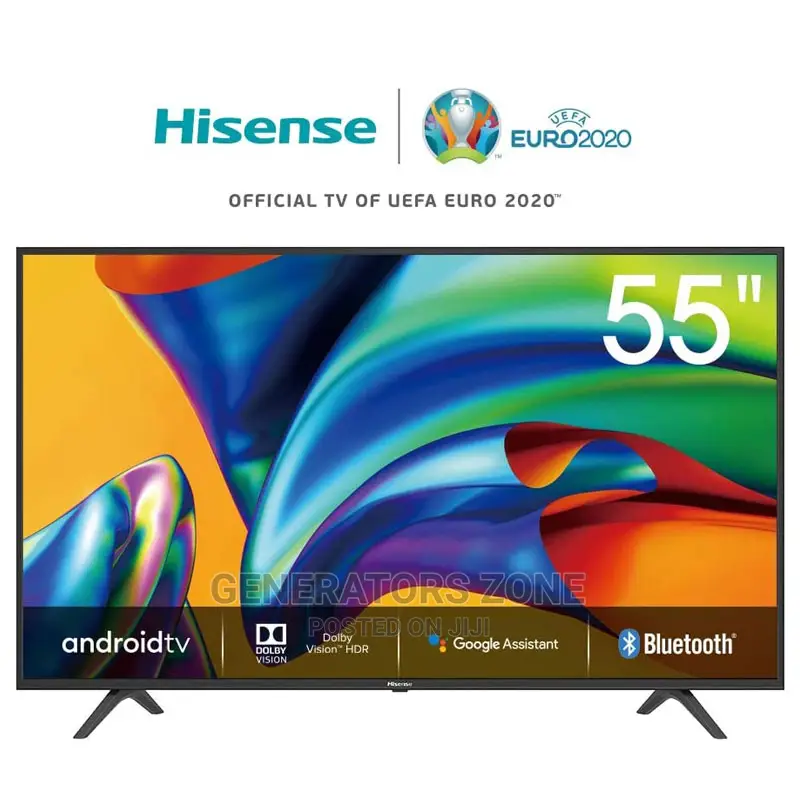 55” Hisense Uhd- Smart TV With Bluetooth+Youtube+Netflix