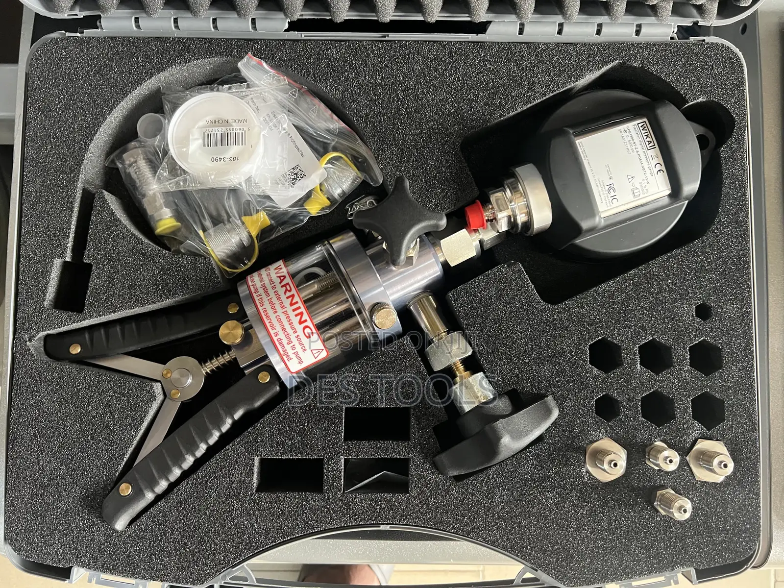 WIKA Instrument CPP700-H Hydraulic Hand Pump 10,000 PSI