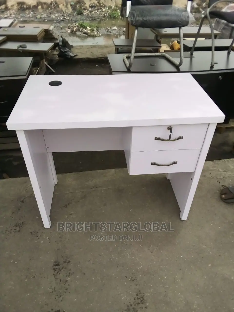 White Office Table