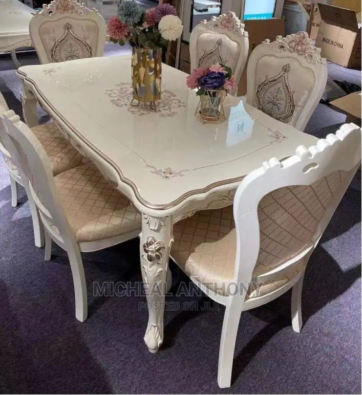 Royal Dinning Table by 6 Chairs