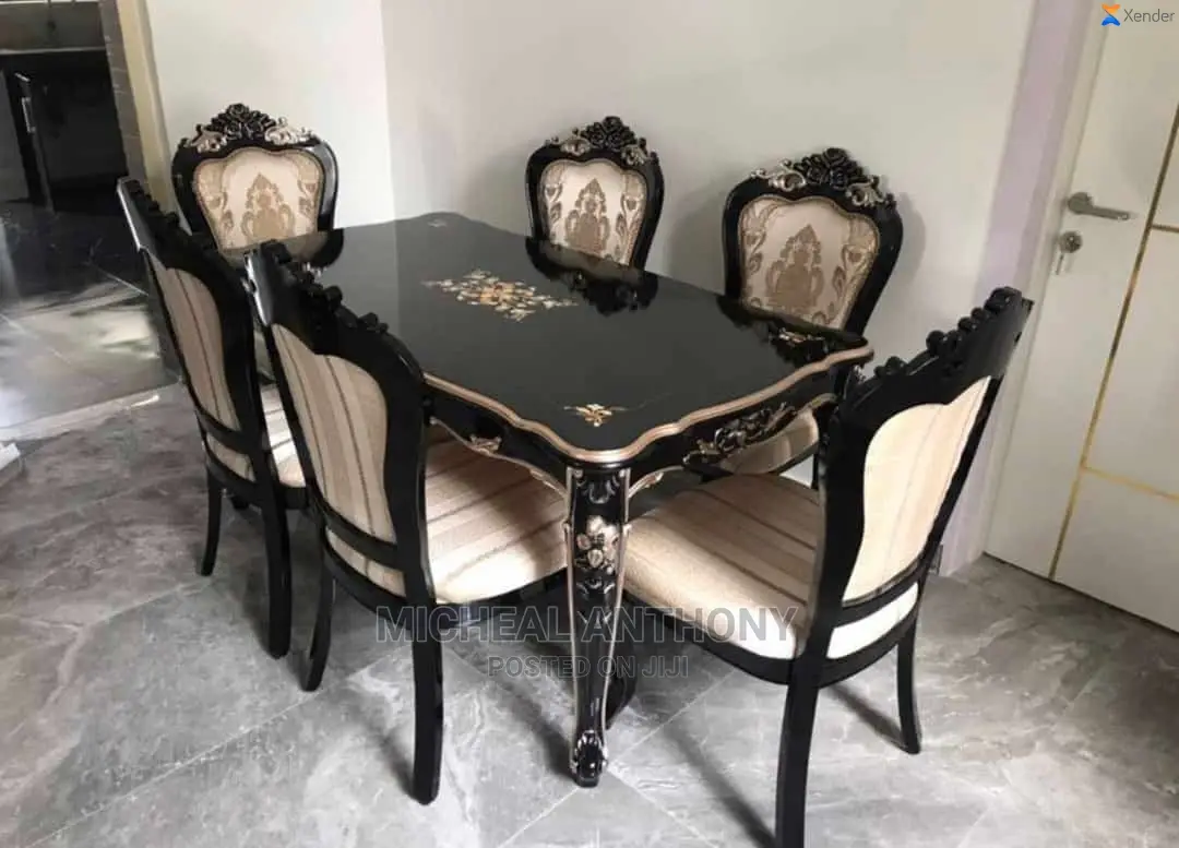 Royal Dinning Table by 6 Chairs