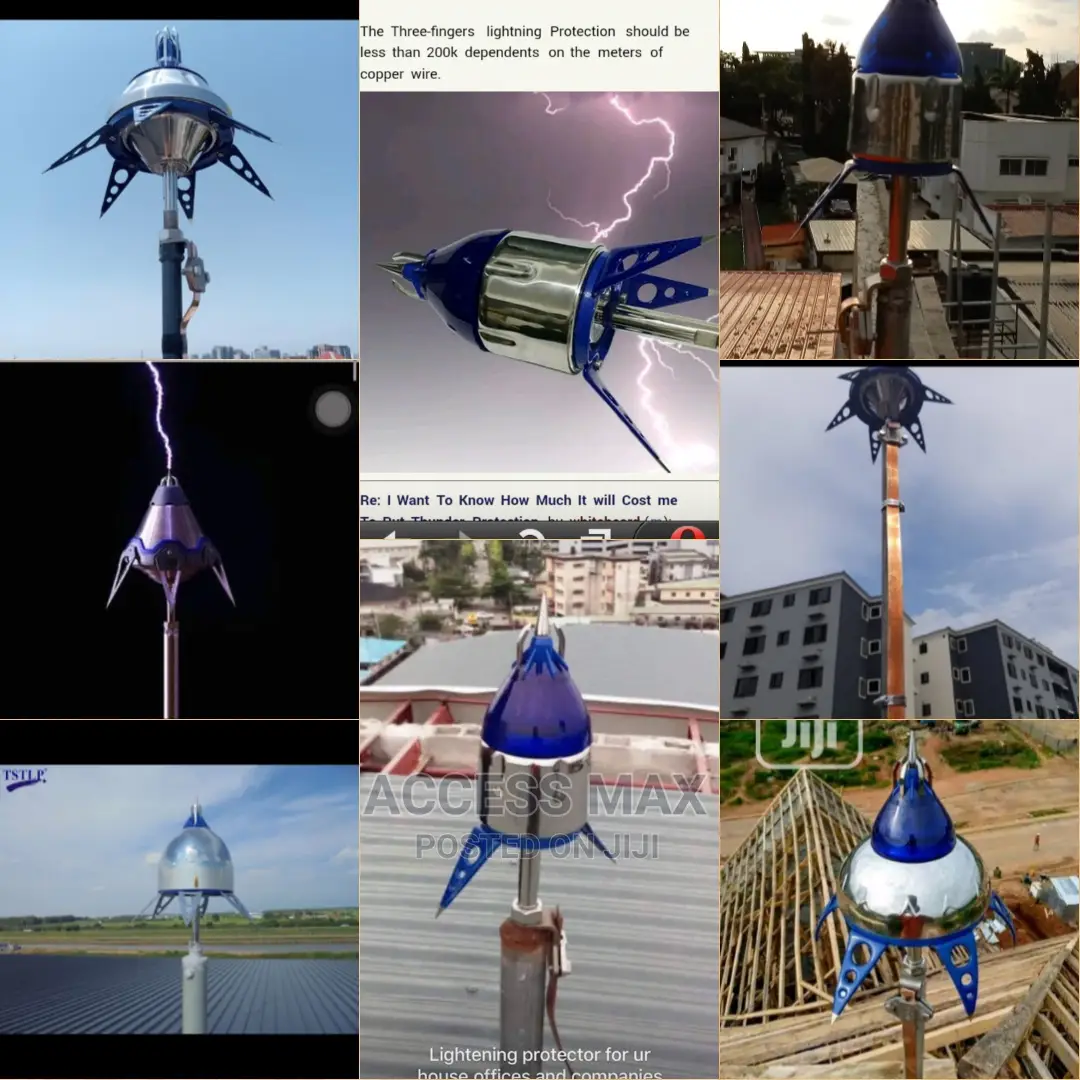 All Sizes of Indelec Thunder Arrestor Lighting Protection