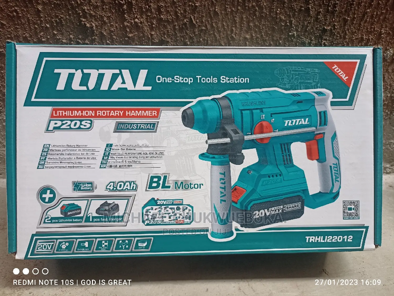 Total Lithium-Ion Rotary Hammer