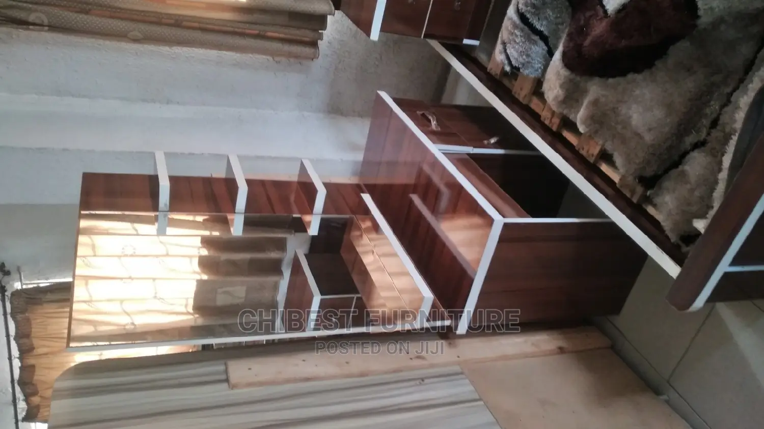 Quality 6by6 Set of Bed Made With Quality Imported HDF Wood.
