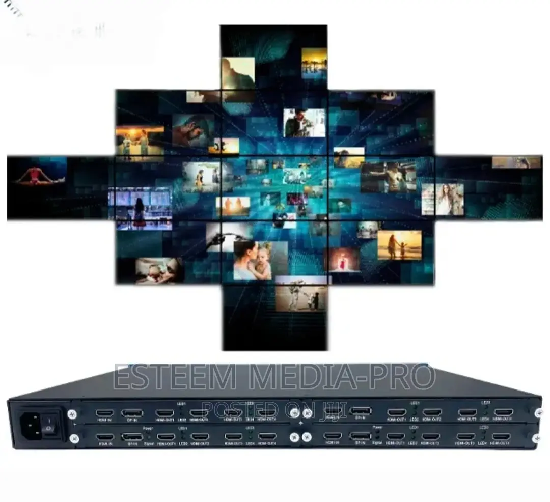 16slides Video Wall Controller Rotary Stitching Processor