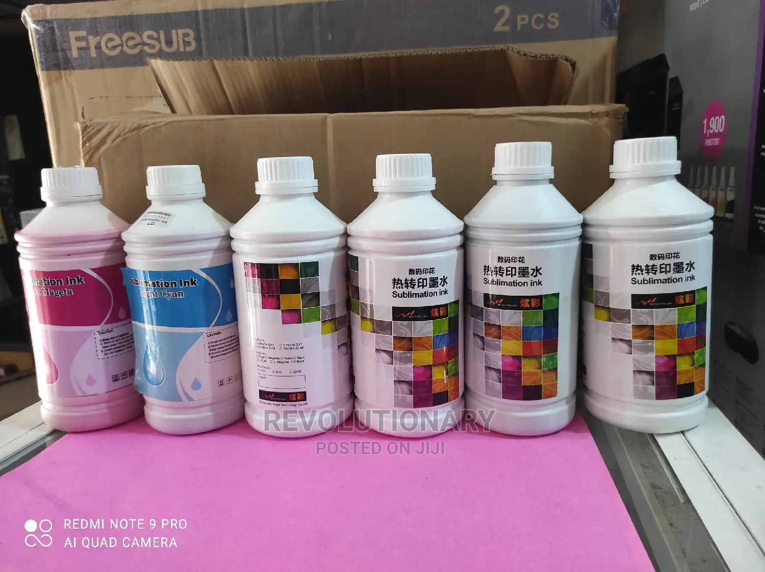 Sublimation Ink 1000ml Bottle