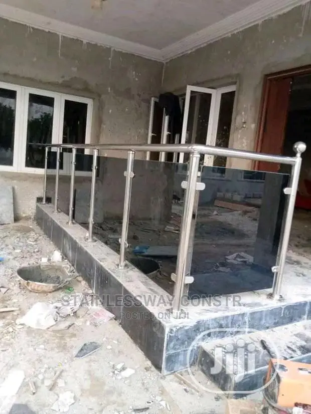 Stainless Glass Railing at Dutse