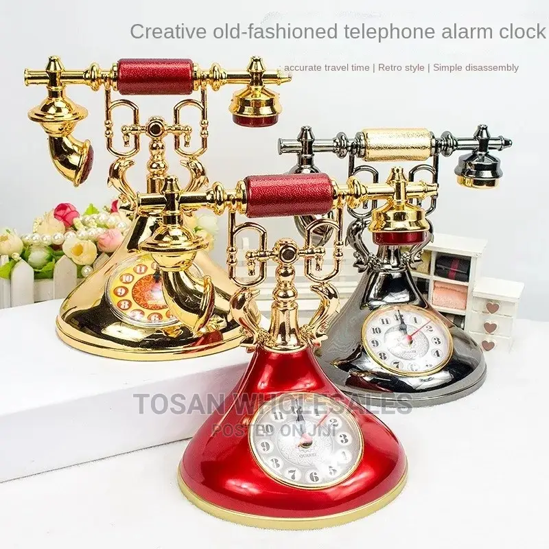 Retro Telephone Model Alarm Clock