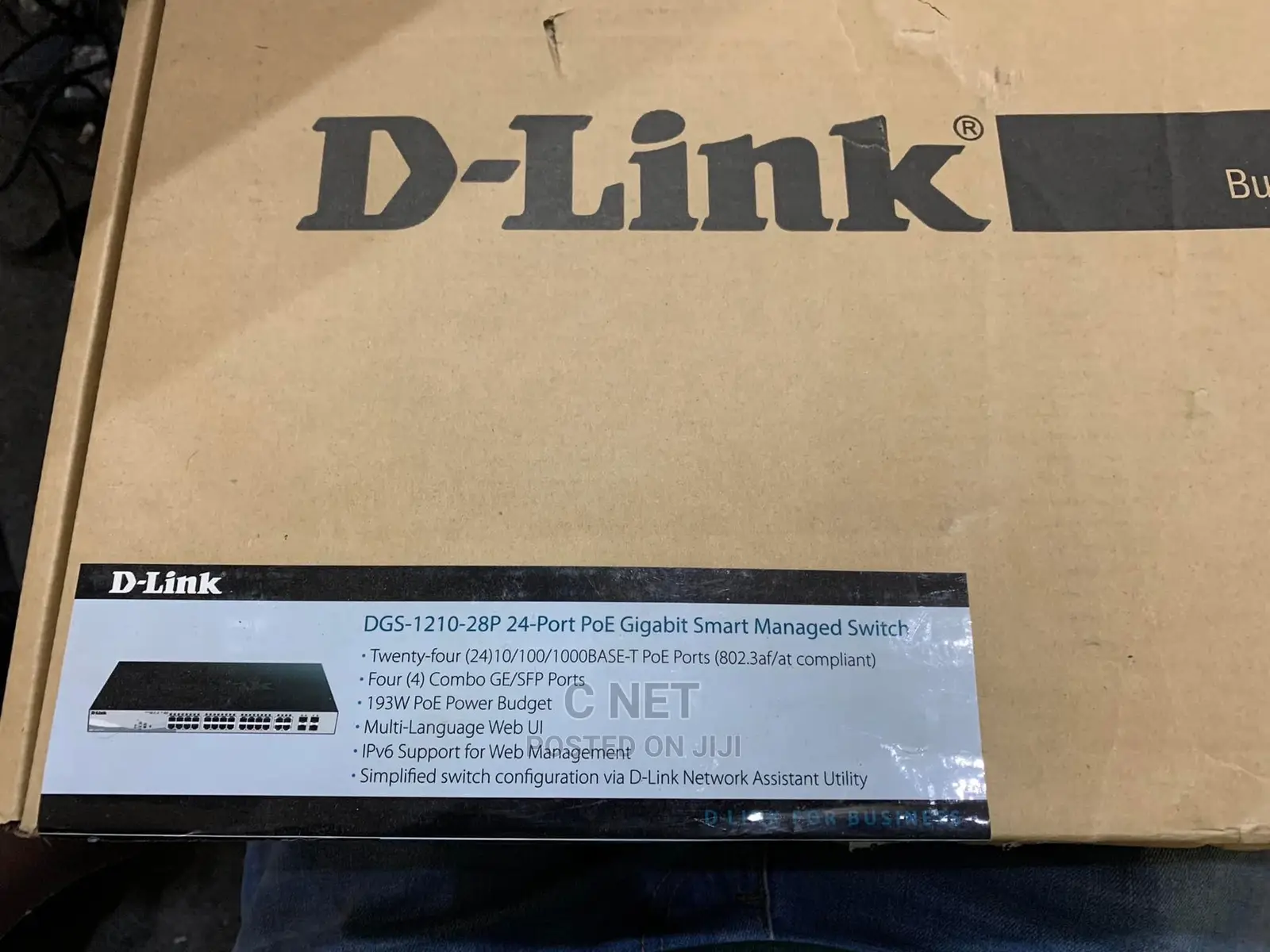 D Link 24port Gigabit Poe Managed Switch DGS 1210-28p
