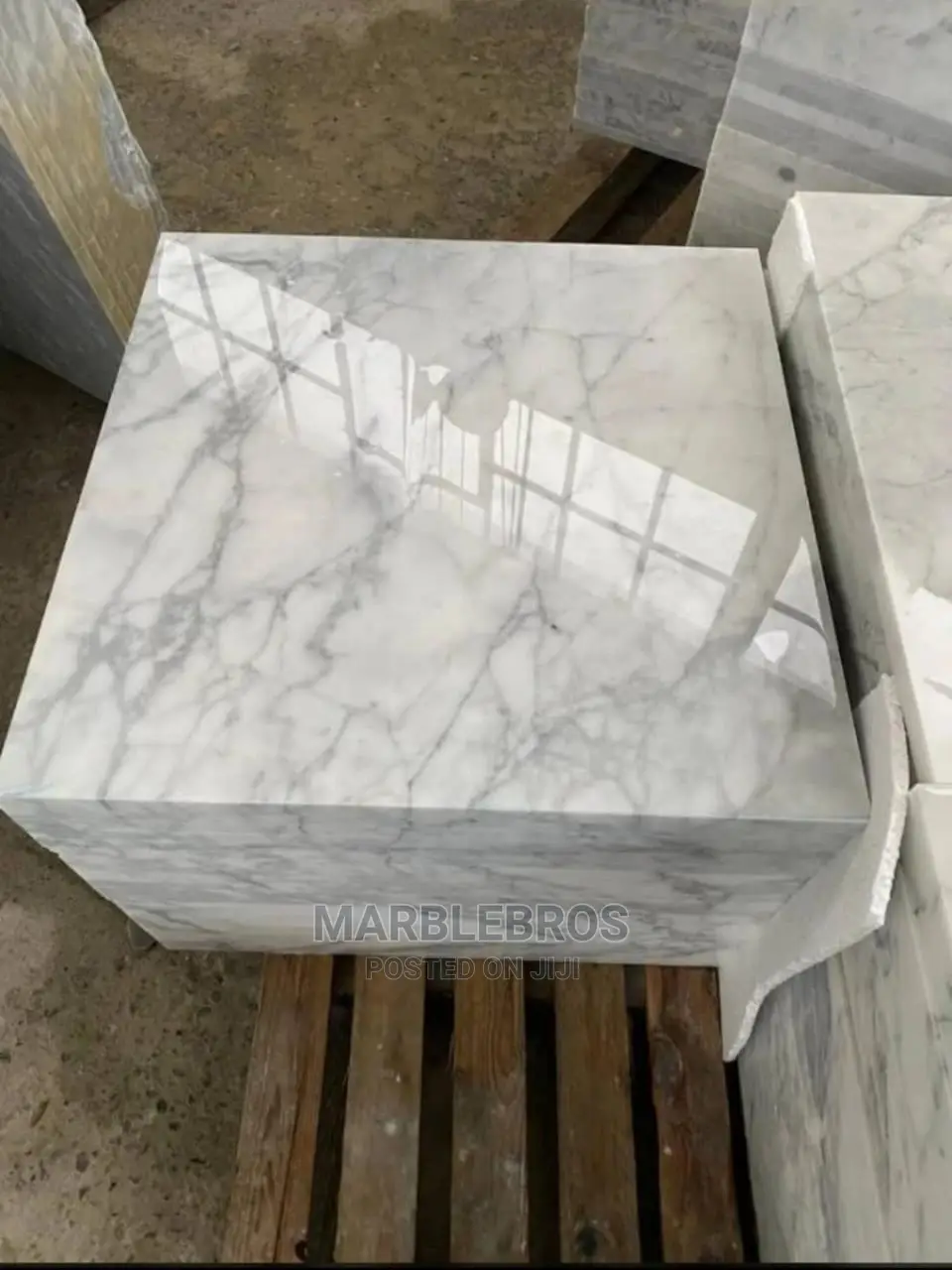 Italian White Karara Marble Stone MB