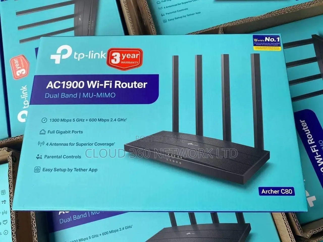 AC1900 Wireless MU-MIMO Wi-Fi Router