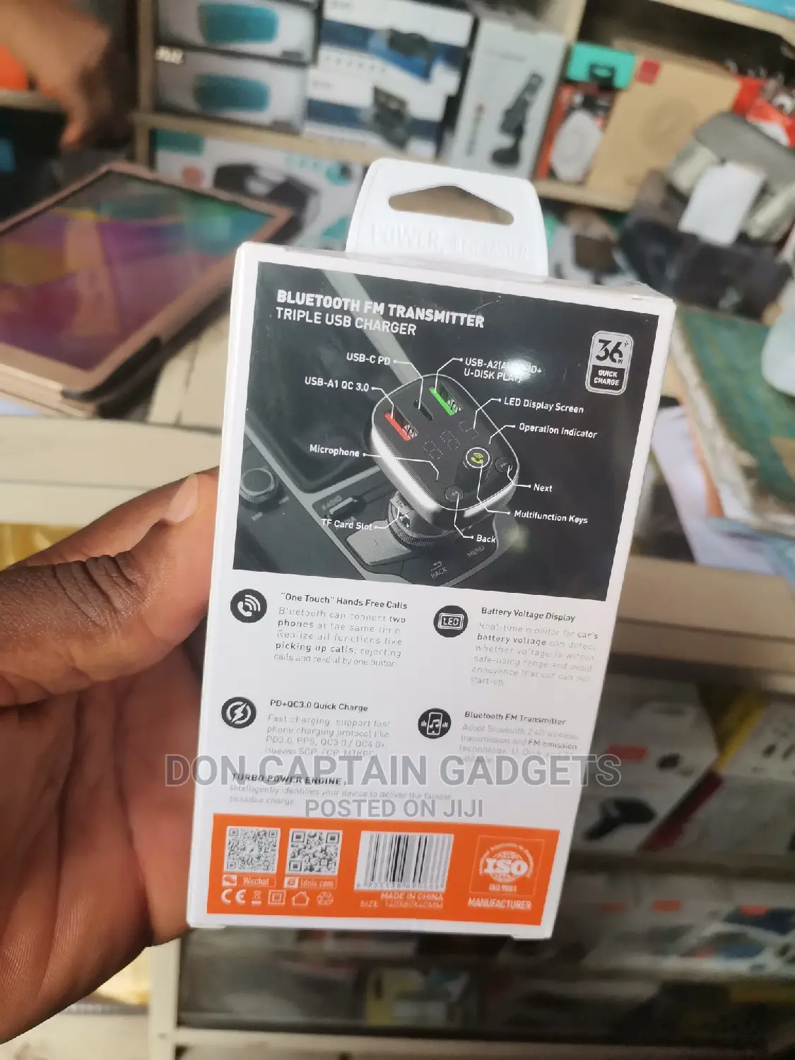 Ldnio Car Wireless Mp3 With Type-C Quick Charger