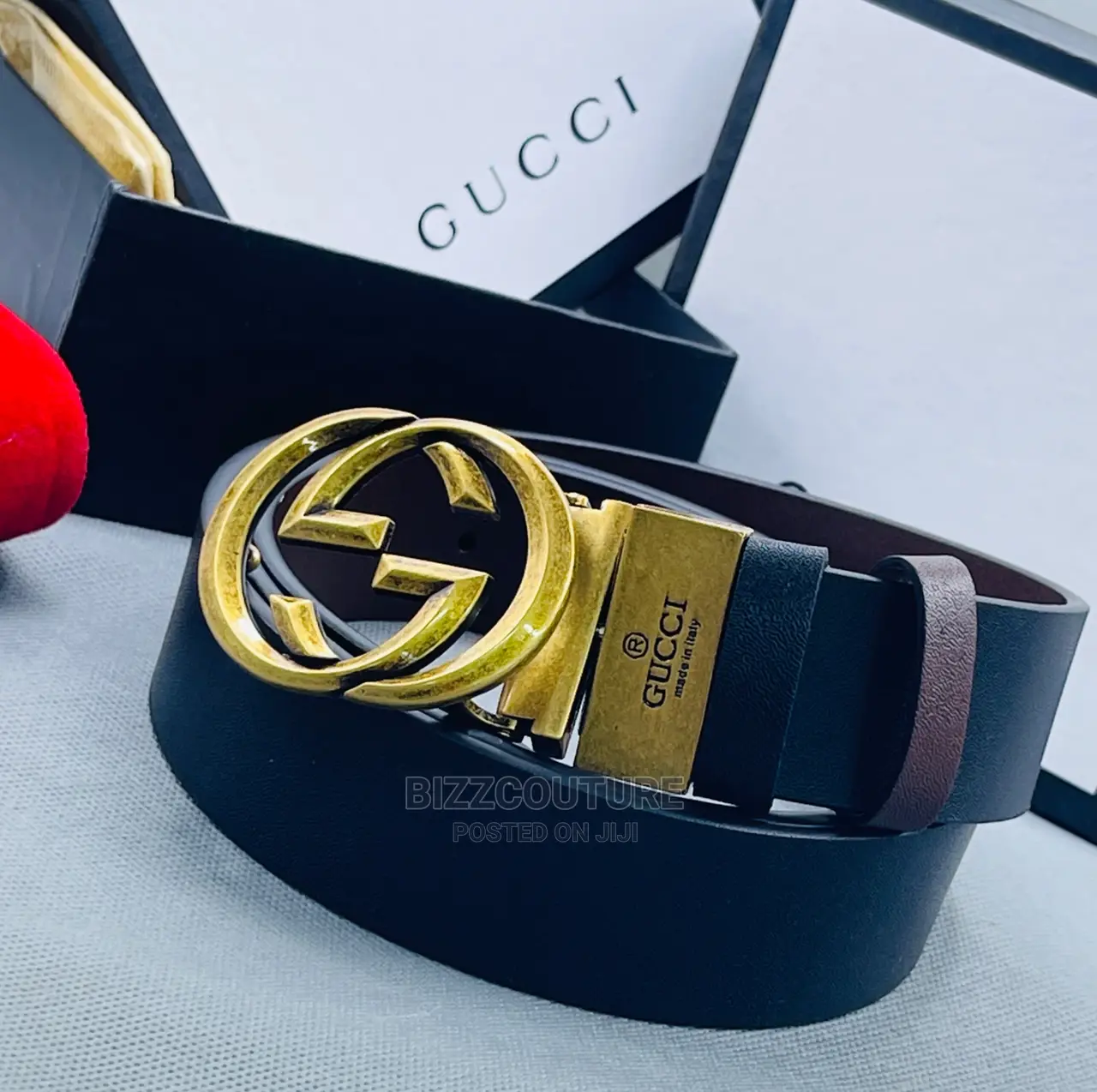 Original GUCCI LEATHER Belts Available in Store