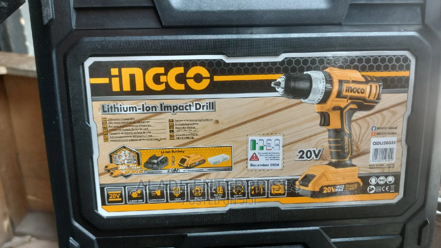 CIDLI20031 Ingco Lithium-Ion Impact Drill
