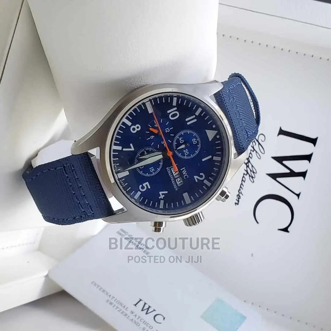 Original IWC SCHAFFHAUSEN Leather Strap Available in Store
