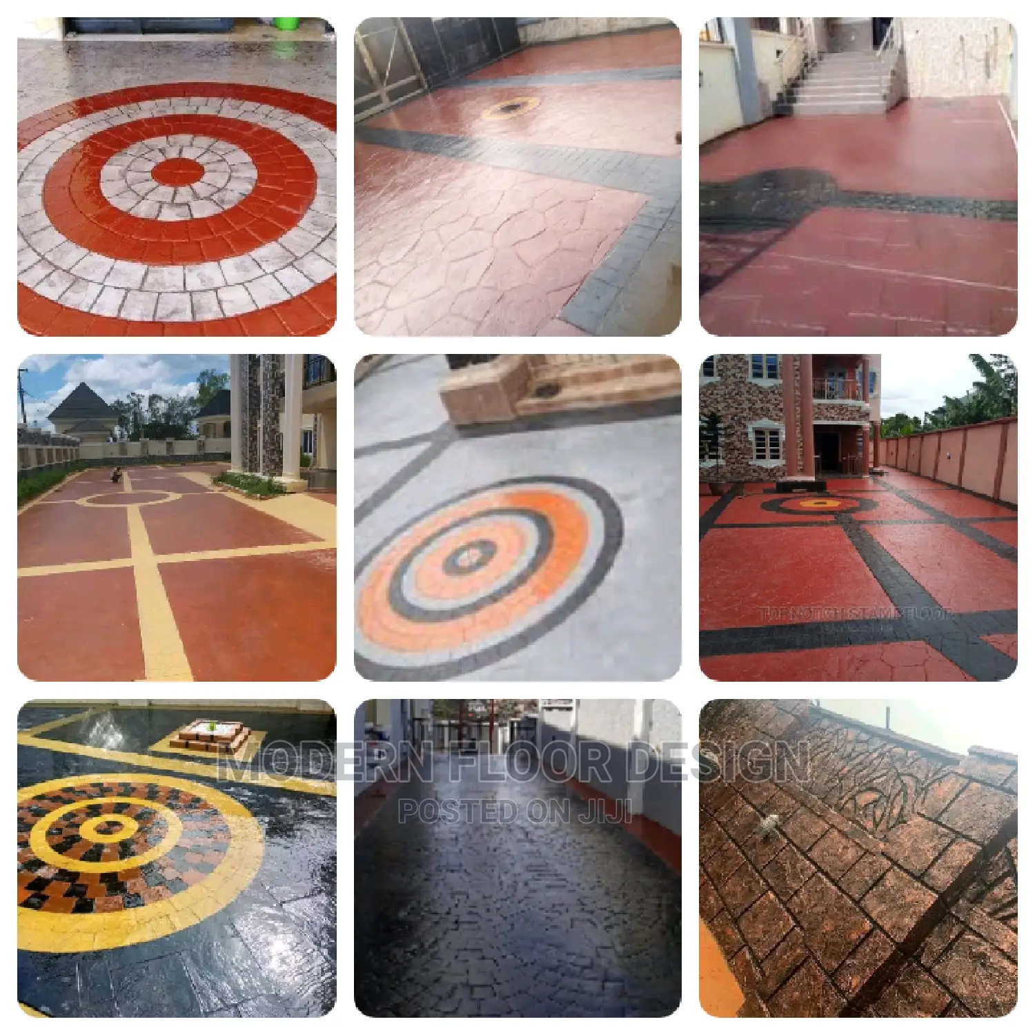 Good Gracious Modern Stamps Floor