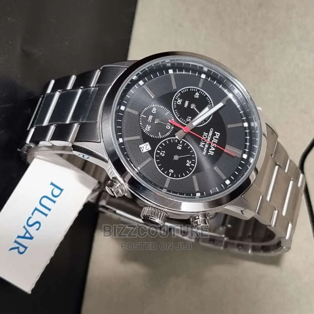 Original PULSAR Silver Steel Strap Available in Store