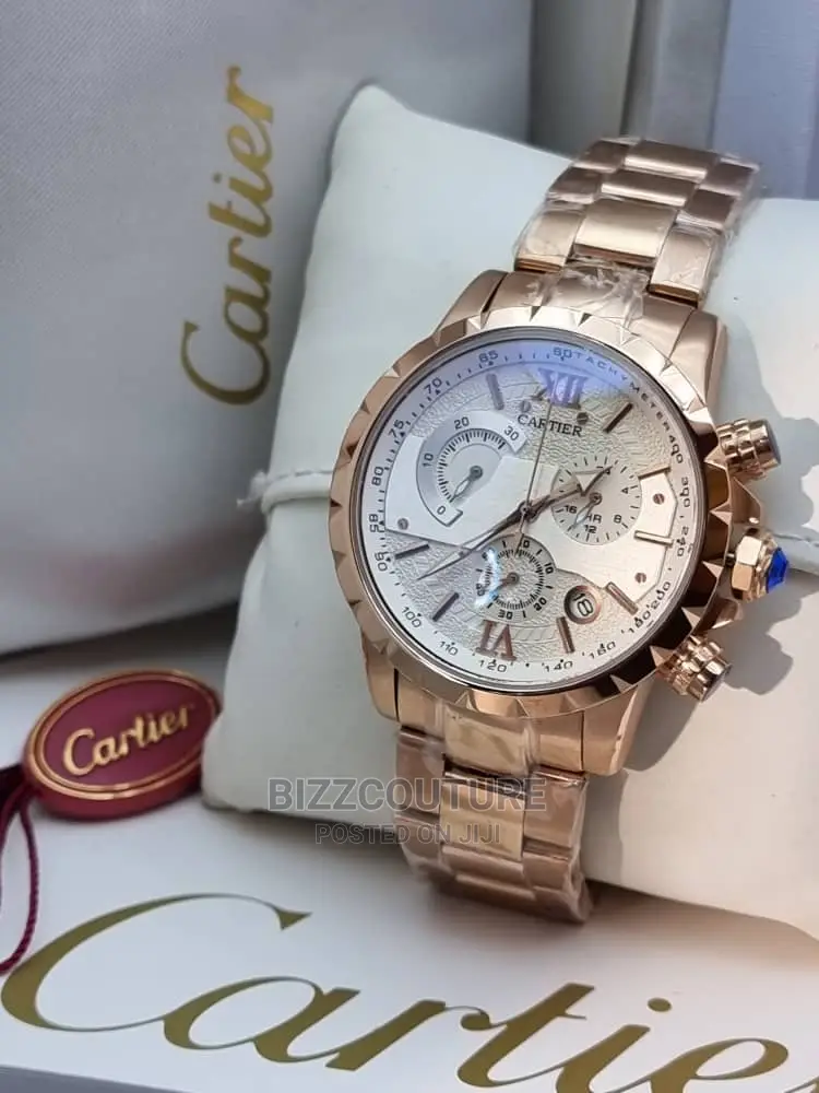 Original CARTIER Stainless Steel Watch Available in Store