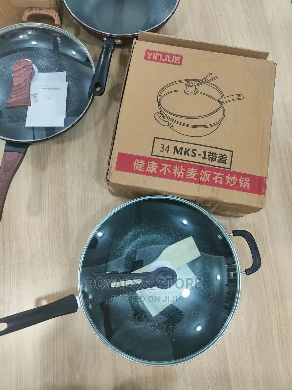 Non Stick Frying Pan With Glass Lid