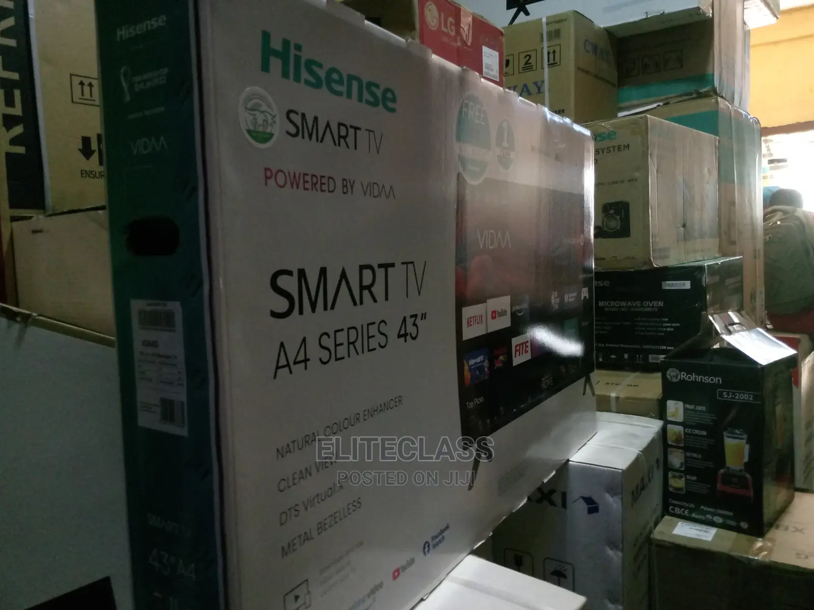 Hisense 43 Inches Full HD LED TV With Free Wall Bracket | A4