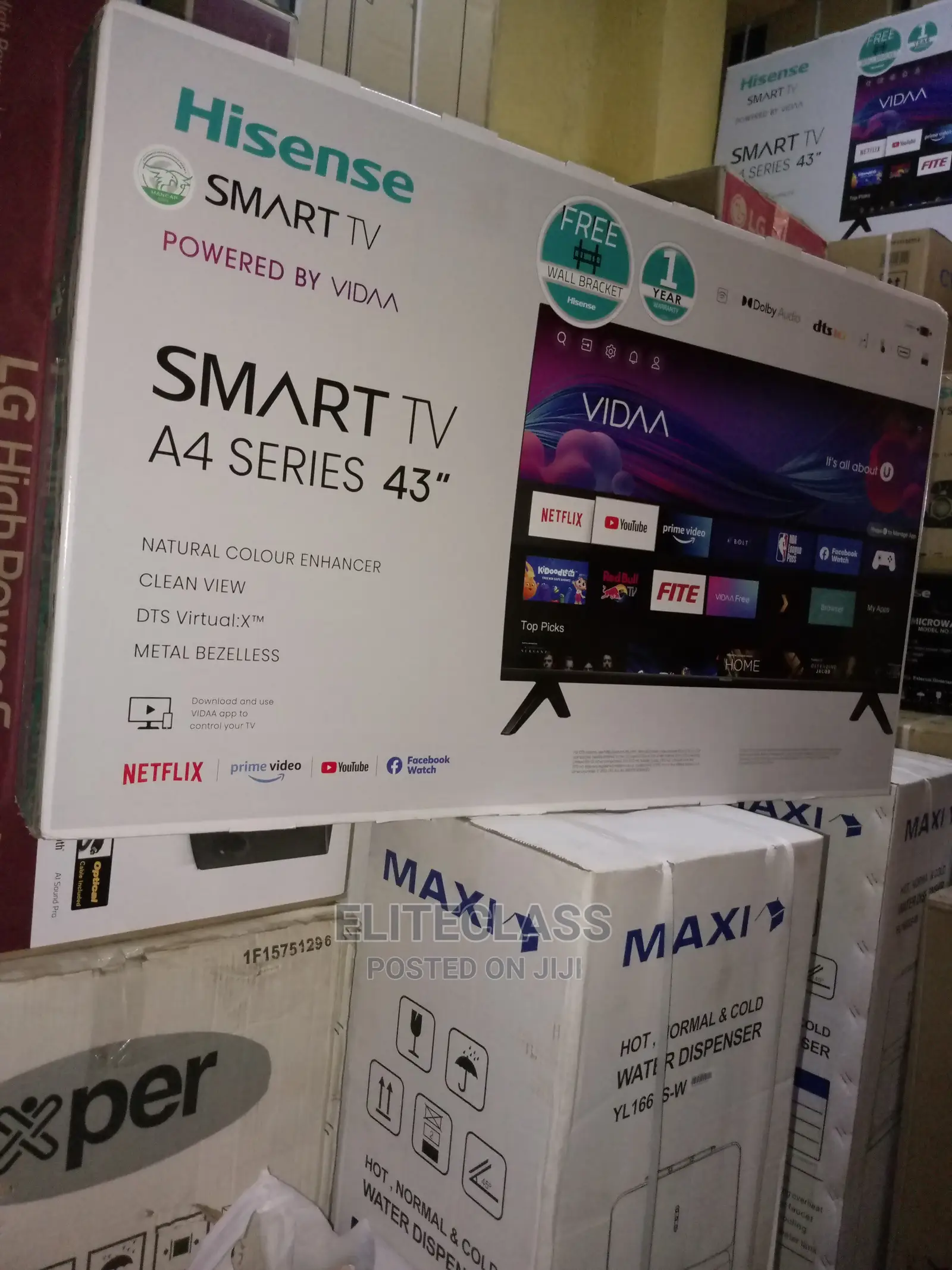 A4G Original Smart TV Hisense 43-Inch Uhd LED TV