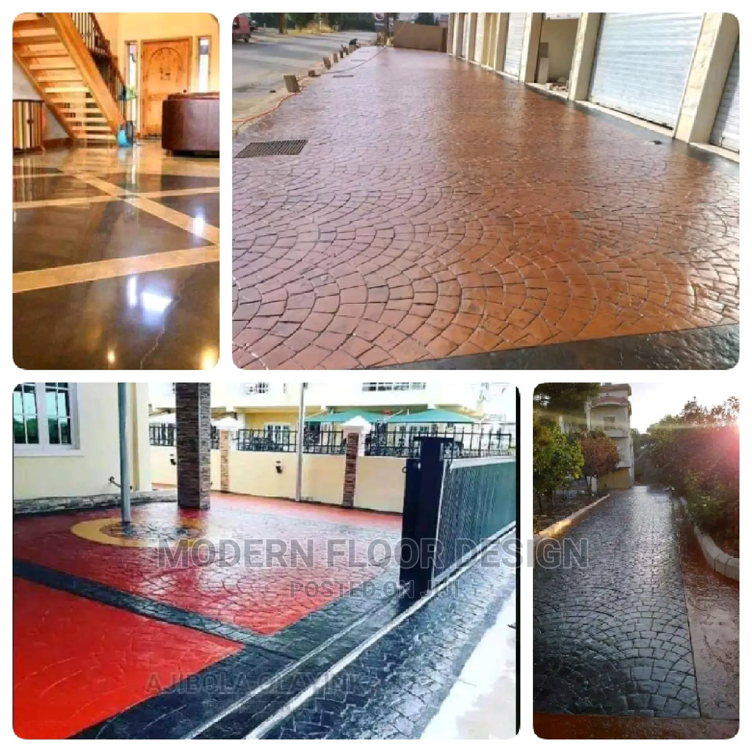 Best Emmanuel Modern Stamps Floor