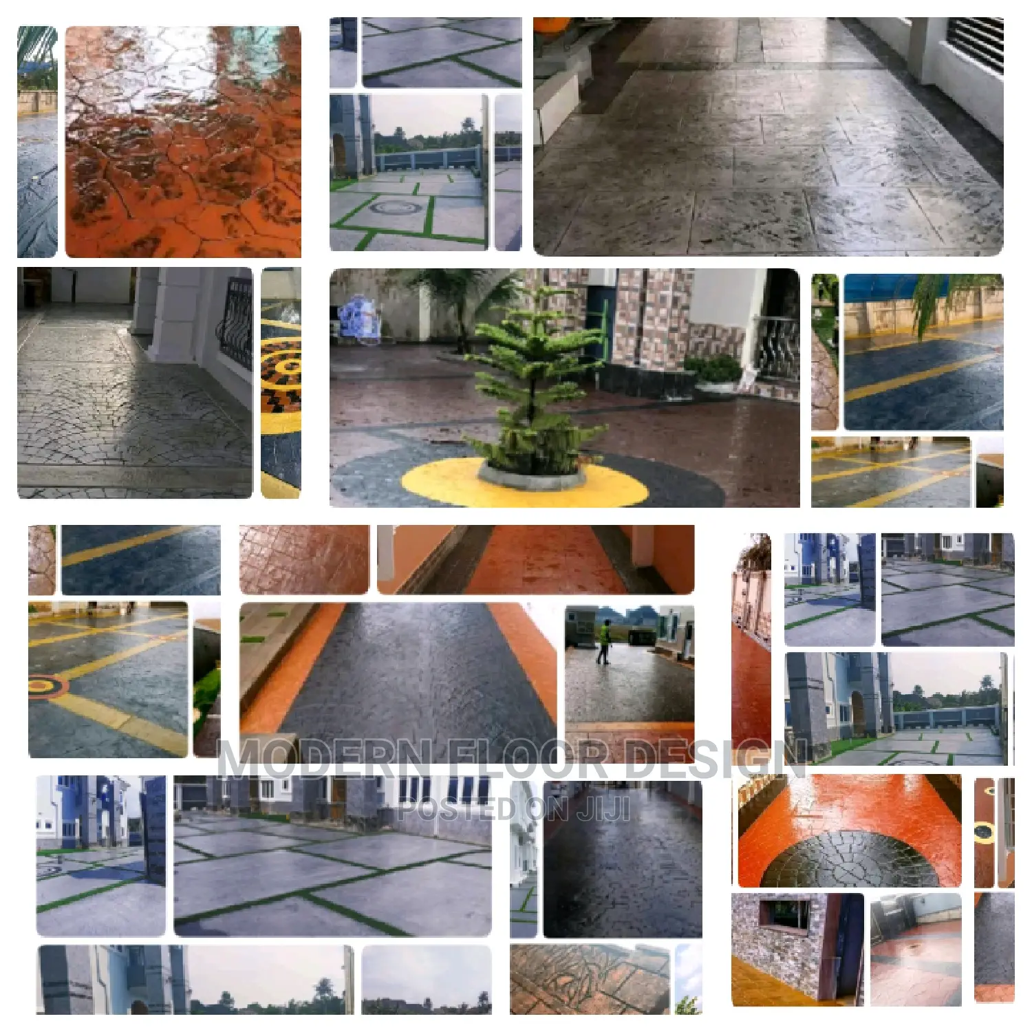Beauty Divine Modern Stamps Floor