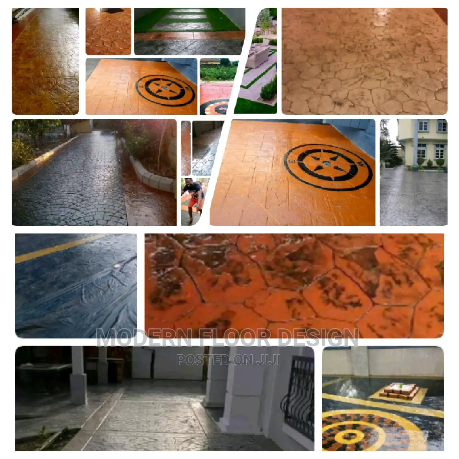 Beauty Divine Modern Stamps Floor