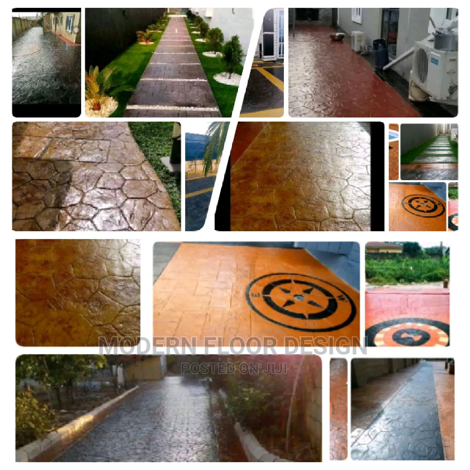 Beauty Divine Modern Stamps Floor