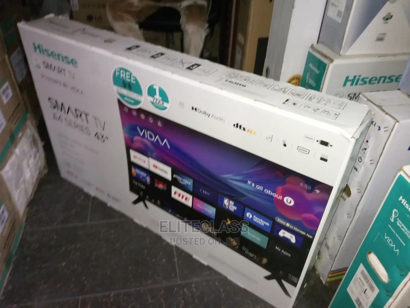 Ultra HD Hisense LED 43''smart TV