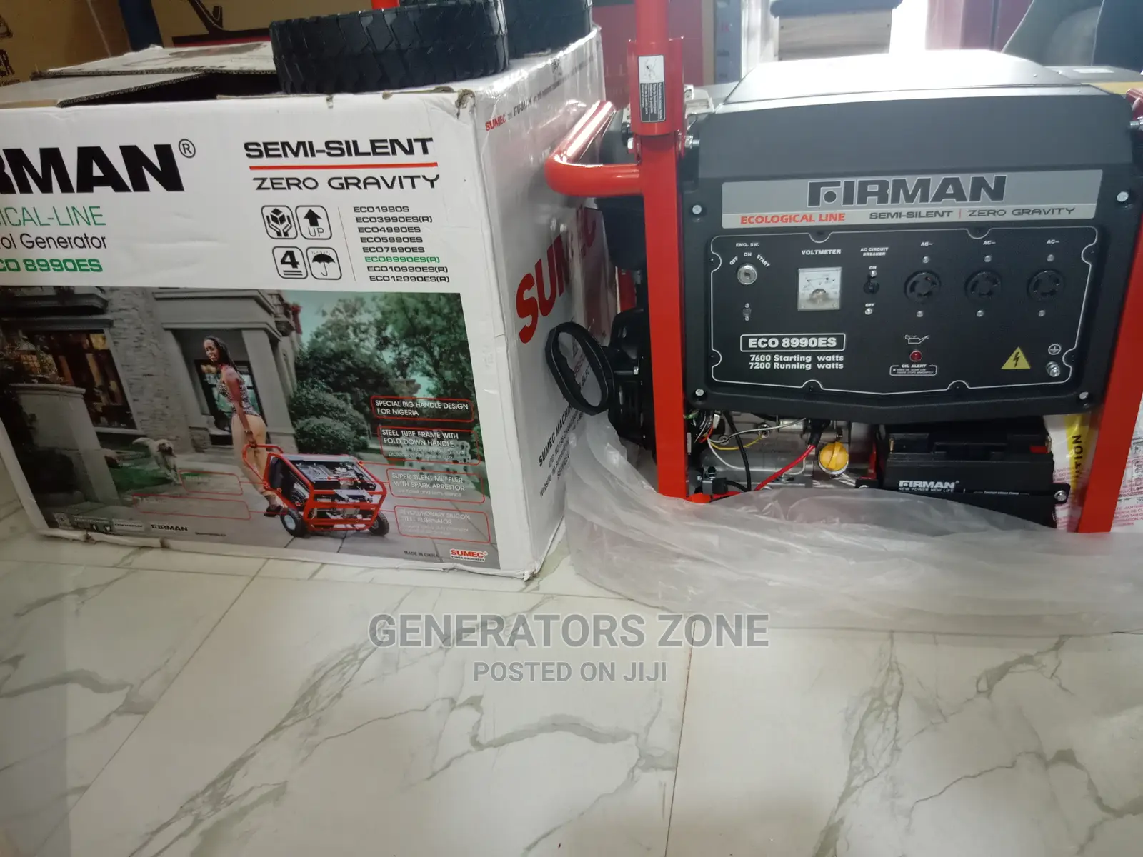 Sumec Firman Eco8990es 7.5kva Less Noise Diesel Generator.