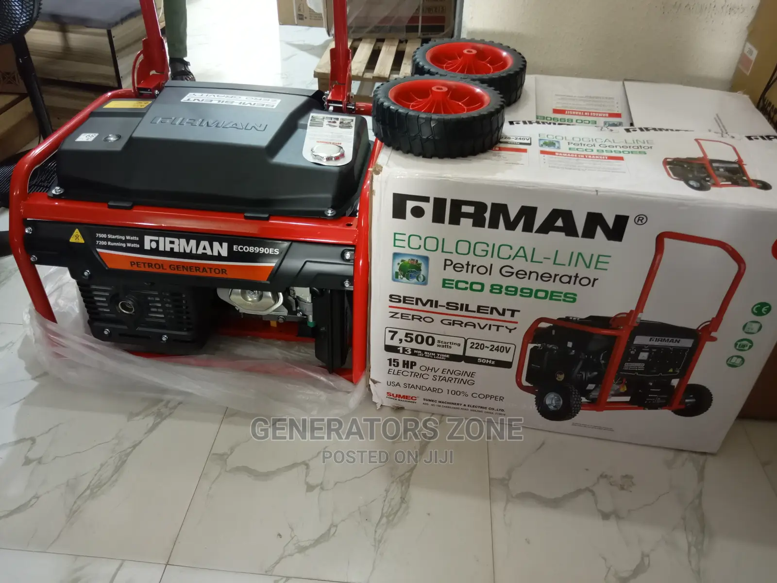 Eco8990es 7.5kva Low Noise Firman Generator