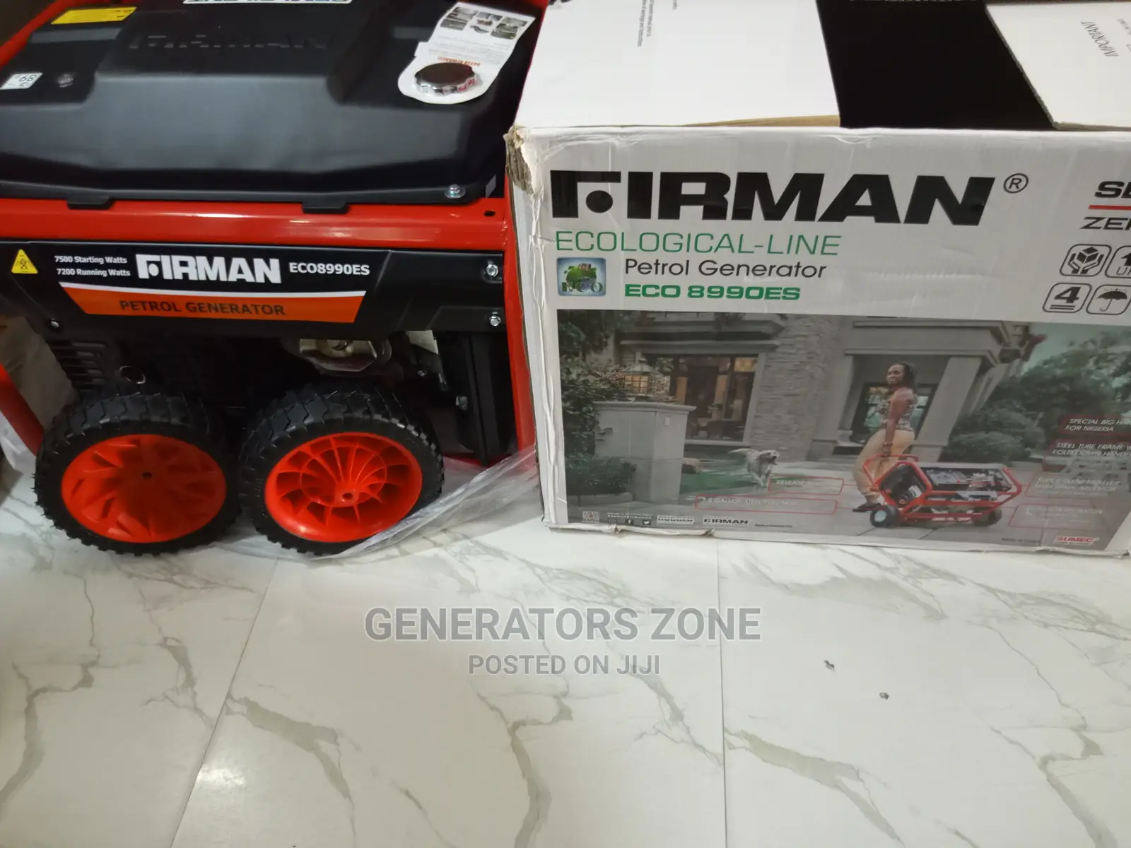 Eco8990es Firman Low Noise 7.5kva Generator