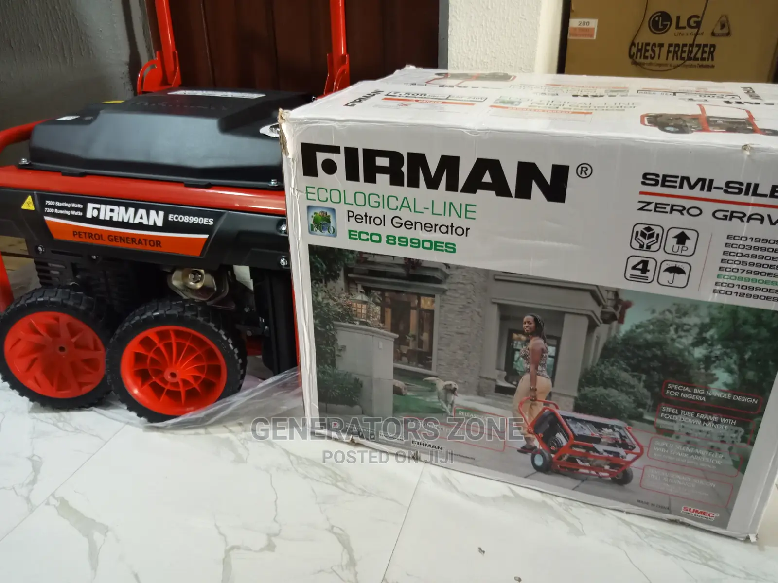 Sumec Firman  Eco8990es 7.5kva Less Noisy Gasoline Generator.