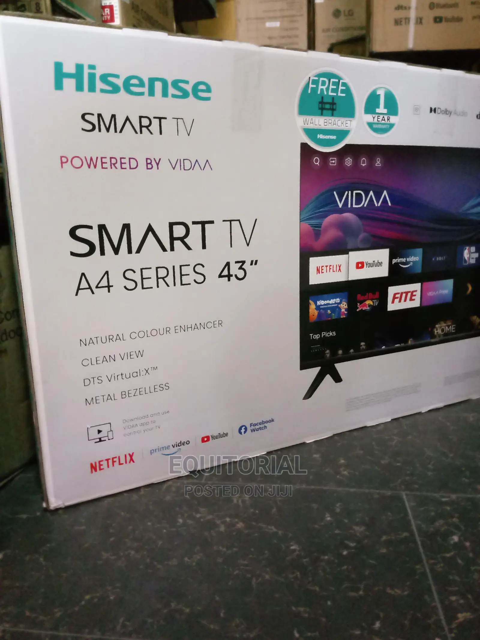 HISENSE 43inches Wifi A4 Smart TV