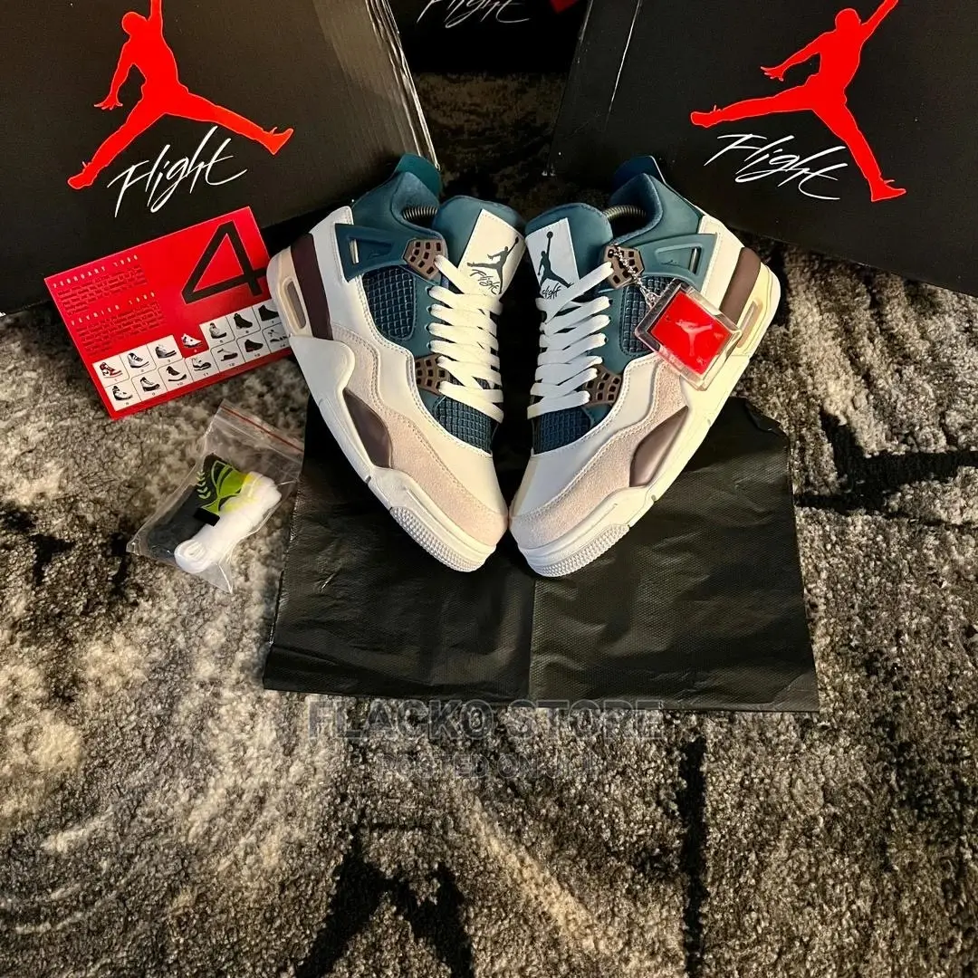 Original Nike Air Jordan 4 Retro Snorlax Customs Sneakers