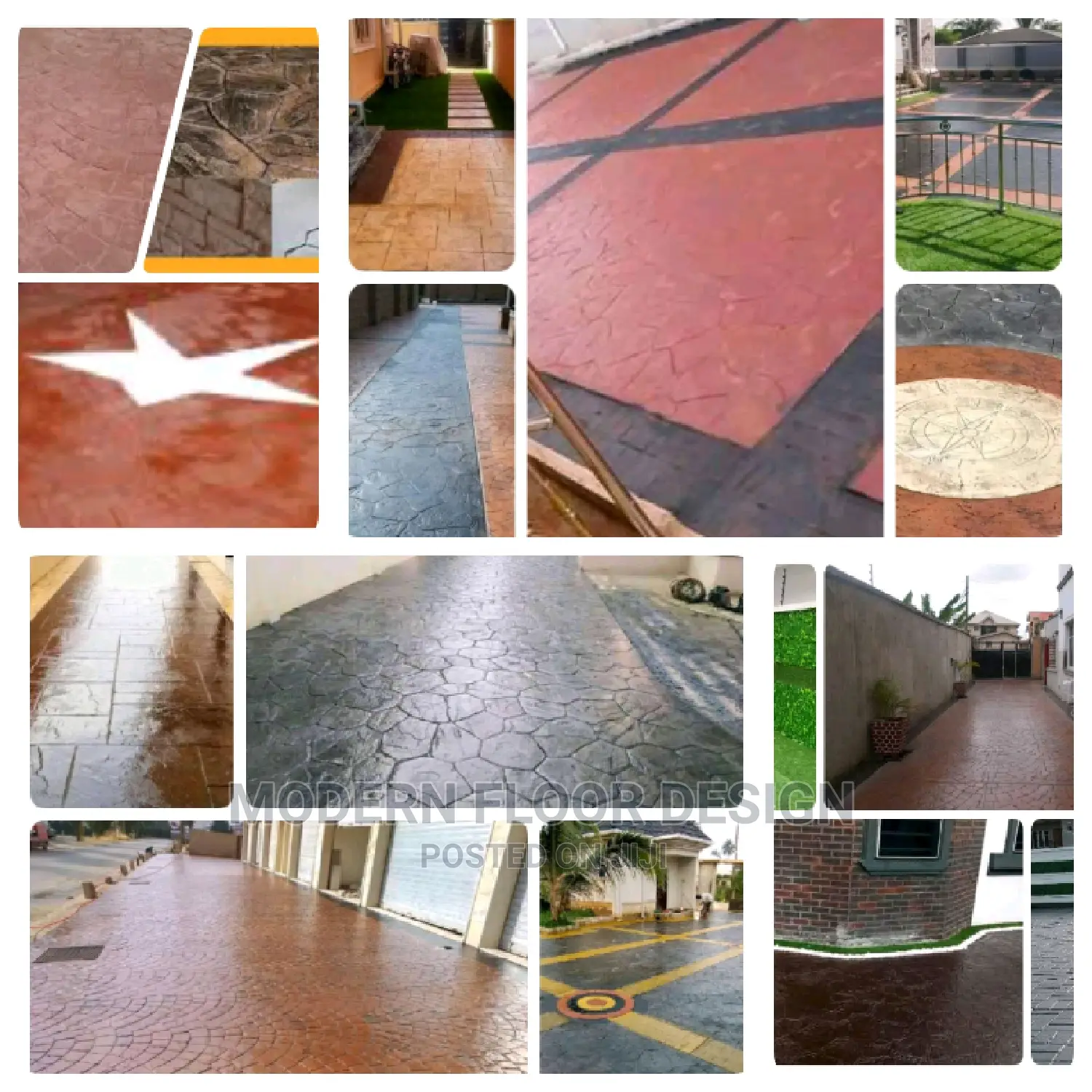 Leal Stone Stamps Floor
